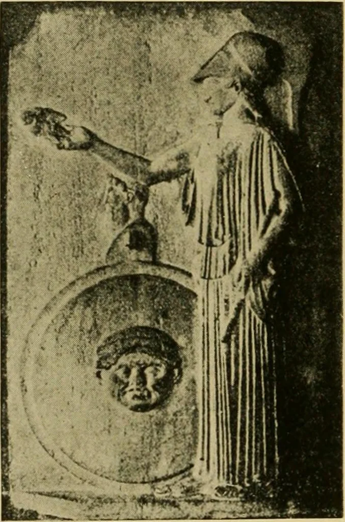 An illustration from Six lectures on architecture, 1917, leaf 215