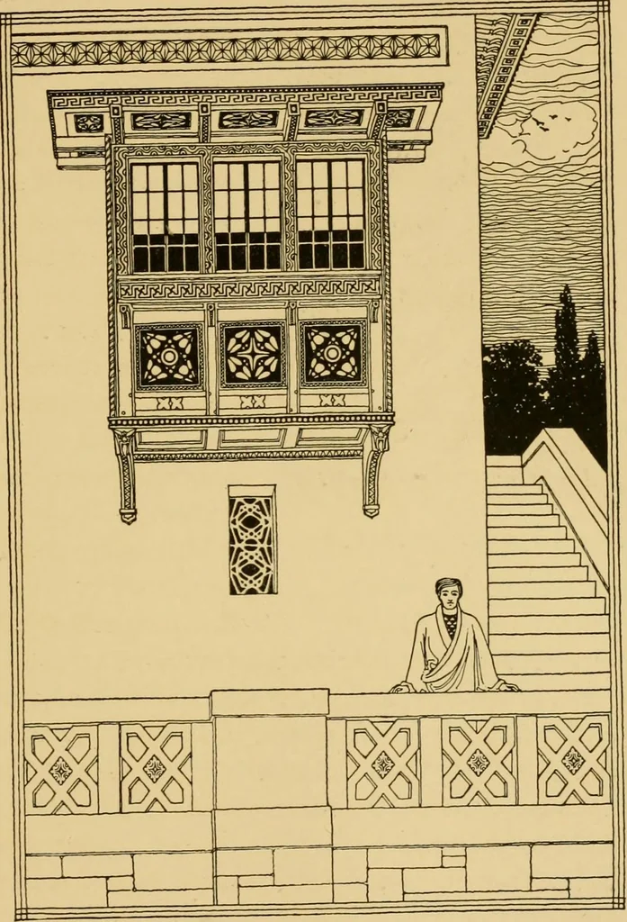 An illustration from Six lectures on architecture, 1917, leaf 240