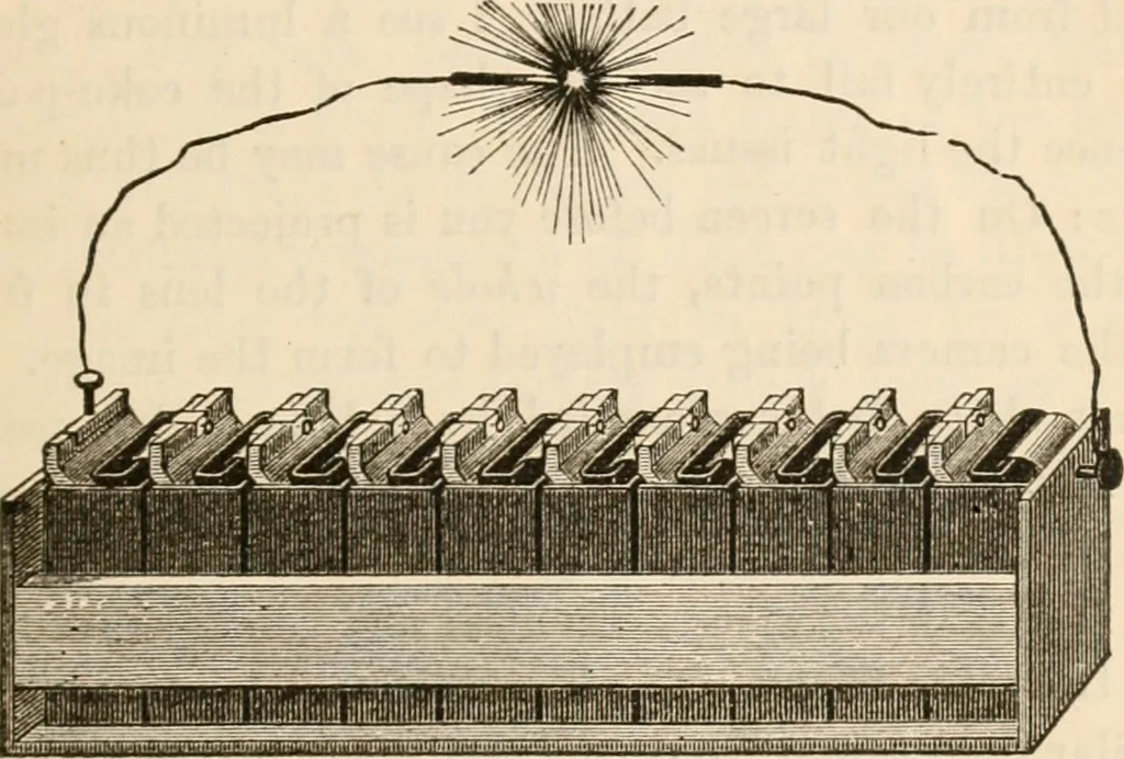 An illustration from Six lectures on light : delivered in America in 1872-1878, 1886, leaf 38