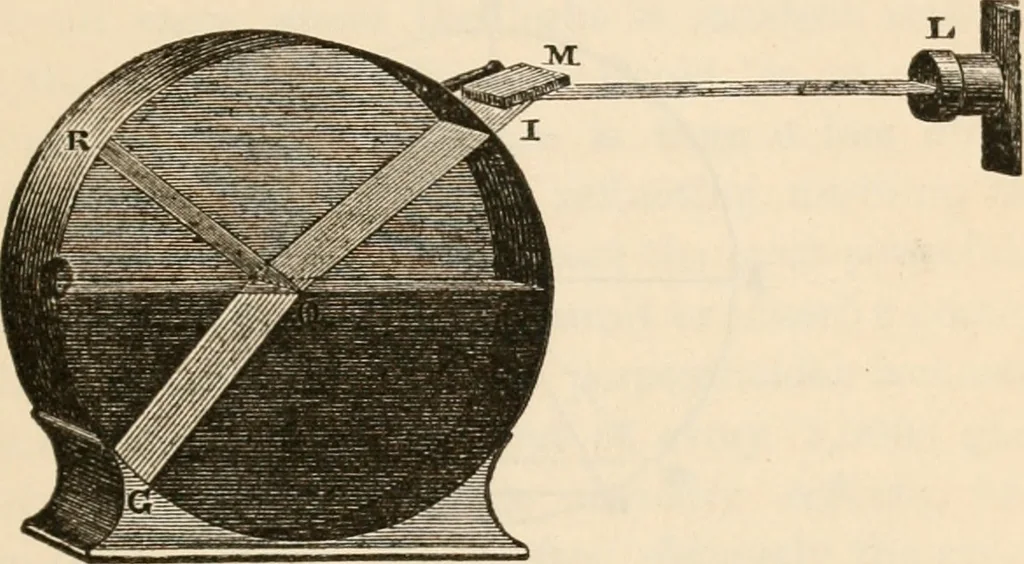 An illustration from Six lectures on light : delivered in America in 1872-1878, 1886, leaf 46
