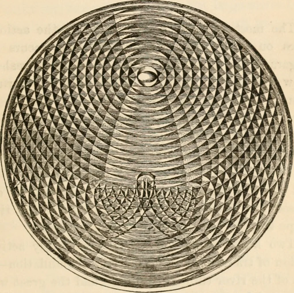 An illustration from Six lectures on light : delivered in America in 1872-1878, 1886, leaf 86