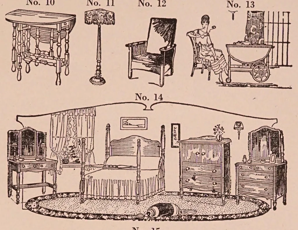 An illustration from Six lessons in newspaper advertising composition for advanced apprentices., 1922, leaf 69