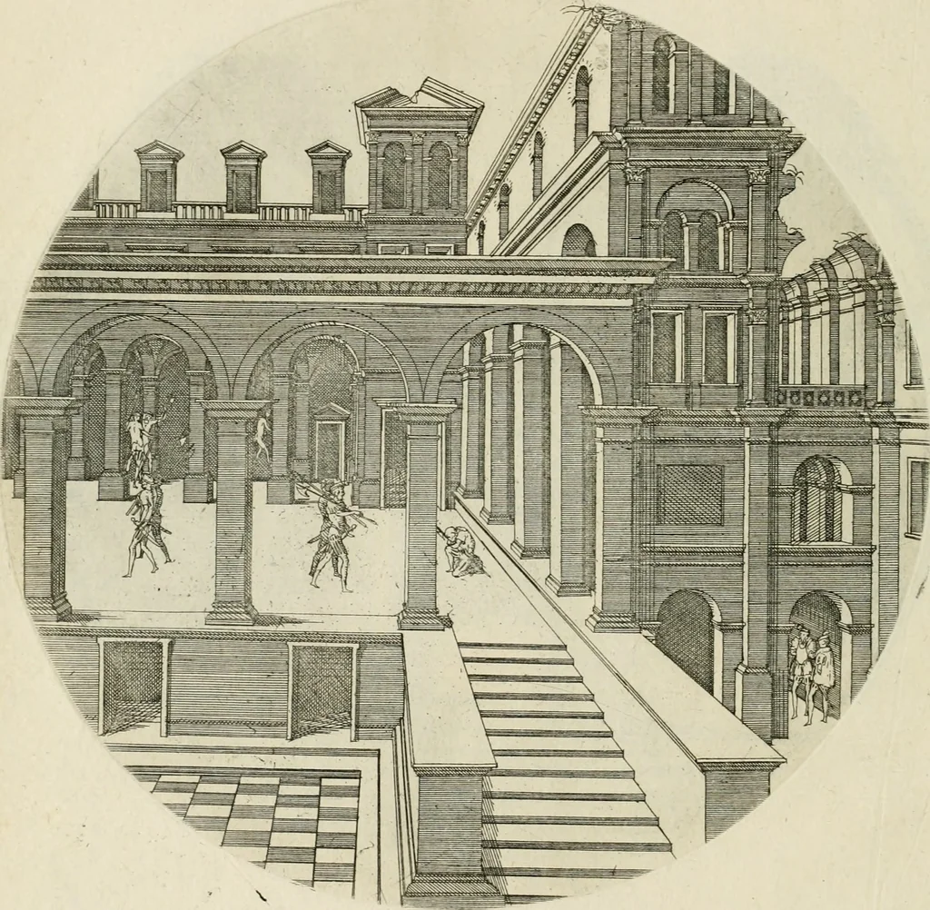An illustration from [Six suites of engravings], 1549, leaf 181