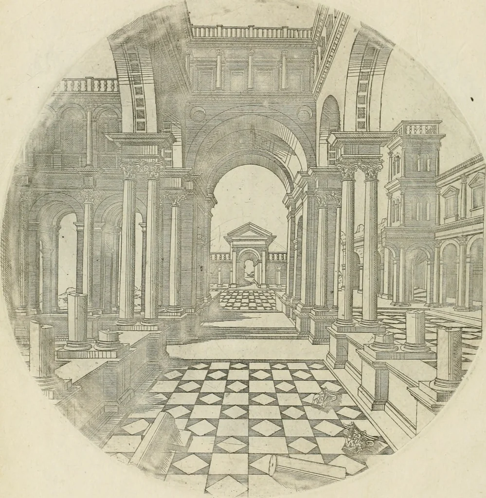 An illustration from [Six suites of engravings], 1549, leaf 187