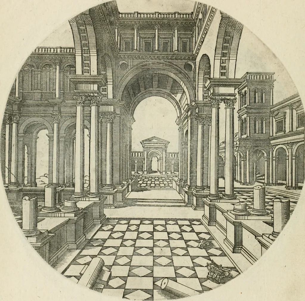 An illustration from [Six suites of engravings], 1549, leaf 195