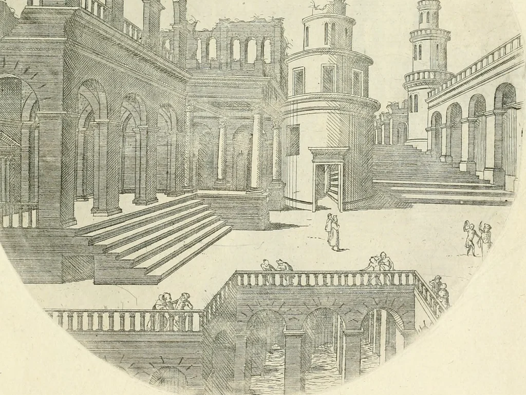An illustration from [Six suites of engravings], 1549, leaf 218