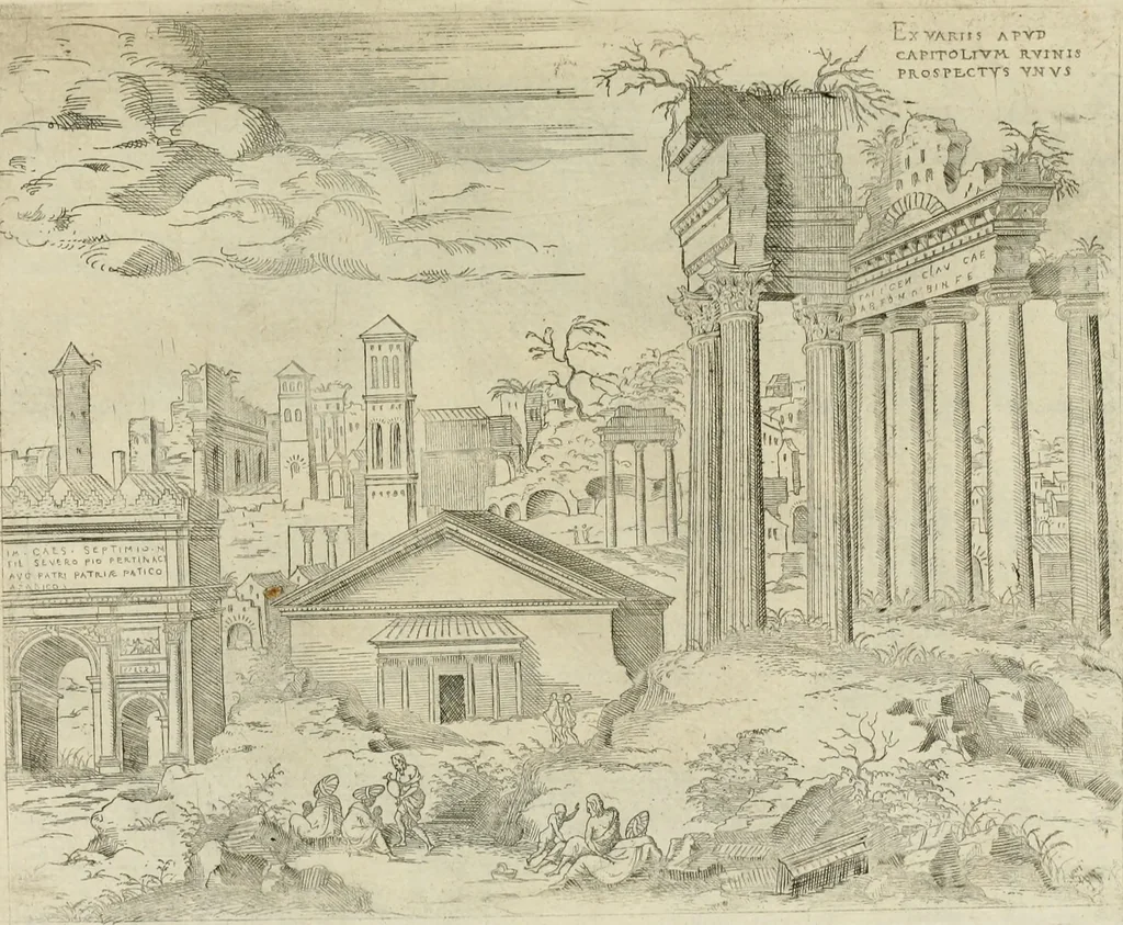 An illustration from [Six suites of engravings], 1549, leaf 31