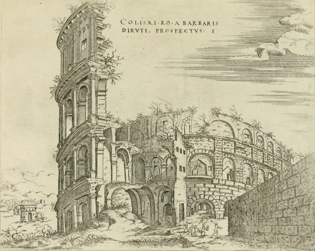 An illustration from [Six suites of engravings], 1549, leaf 37