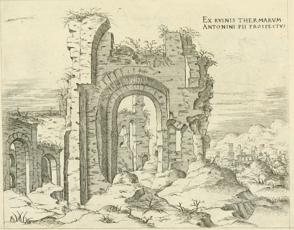 An illustration from [Six suites of engravings], 1549, leaf 48
