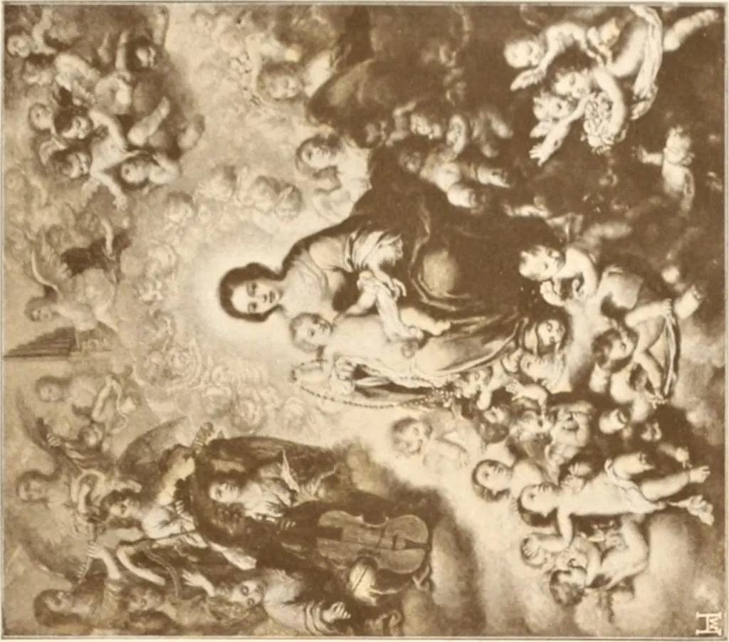 An illustration from Illustrated catalogue of the sixth series of 100 paintings by old masters of the Dutch, Flemish, Italian, French, and English schools : being a portion of the Sedelmeyer Gallery which contains over 1500 original pictures by ancient and modern artists, 1900, leaf 102