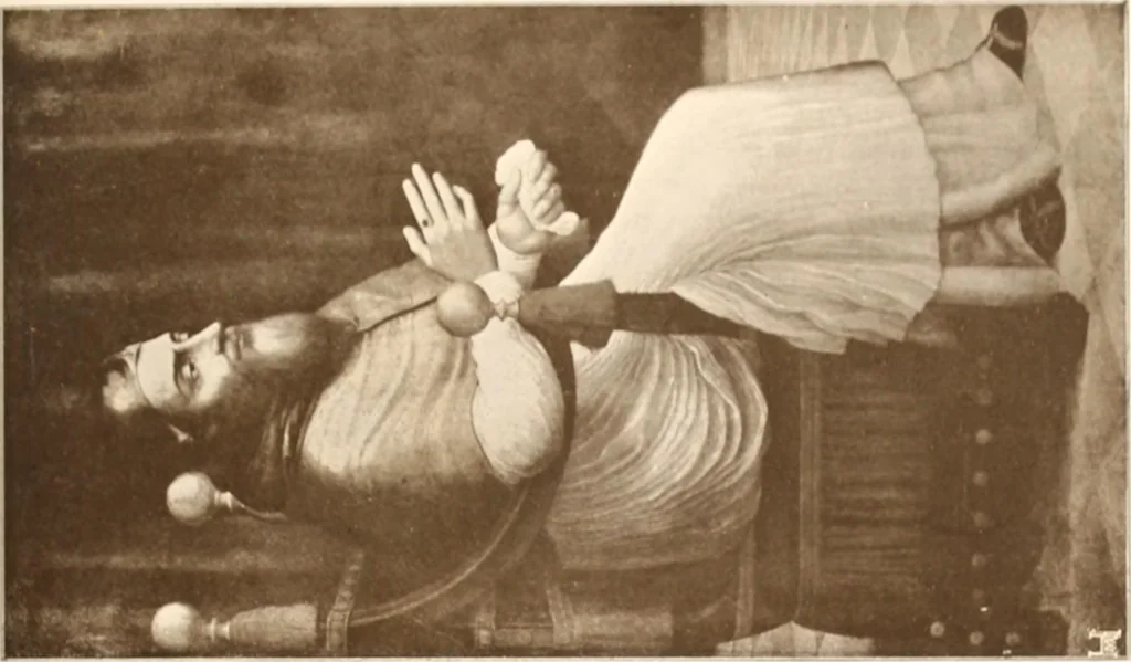 An illustration from Illustrated catalogue of the sixth series of 100 paintings by old masters of the Dutch, Flemish, Italian, French, and English schools : being a portion of the Sedelmeyer Gallery which contains over 1500 original pictures by ancient and modern artists, 1900, leaf 104