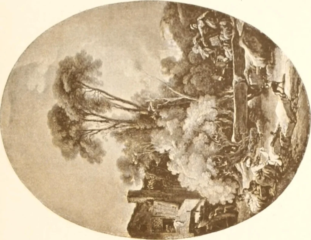 An illustration from Illustrated catalogue of the sixth series of 100 paintings by old masters of the Dutch, Flemish, Italian, French, and English schools : being a portion of the Sedelmeyer Gallery which contains over 1500 original pictures by ancient and modern artists, 1900, leaf 112