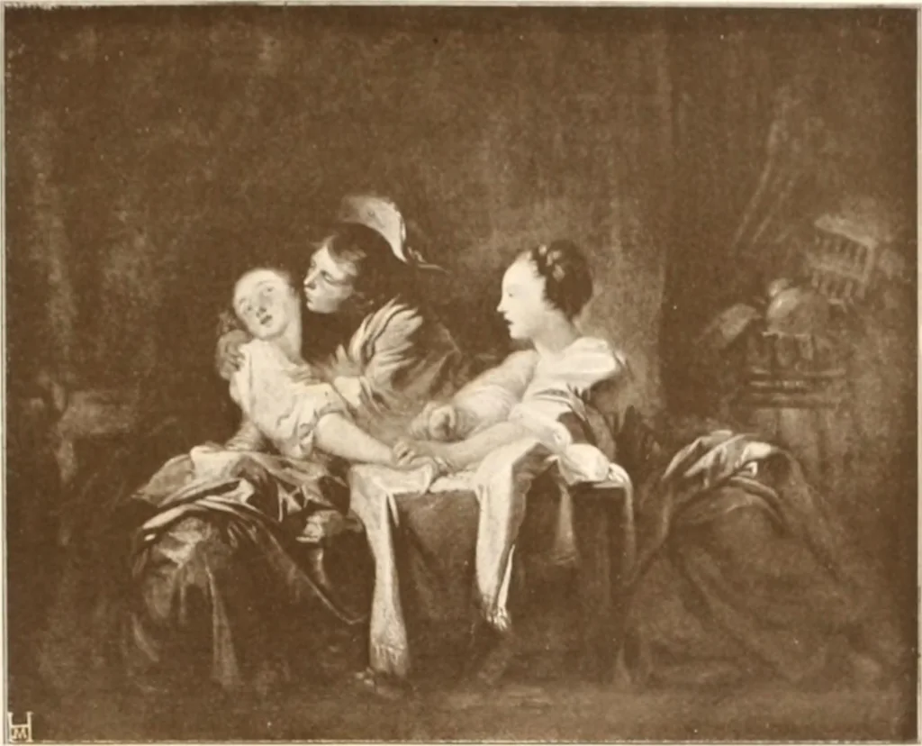An illustration from Illustrated catalogue of the sixth series of 100 paintings by old masters of the Dutch, Flemish, Italian, French, and English schools : being a portion of the Sedelmeyer Gallery which contains over 1500 original pictures by ancient and modern artists, 1900, leaf 118