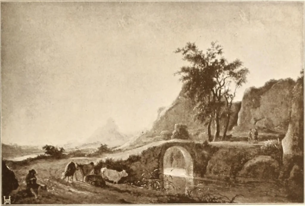 An illustration from Illustrated catalogue of the sixth series of 100 paintings by old masters of the Dutch, Flemish, Italian, French, and English schools : being a portion of the Sedelmeyer Gallery which contains over 1500 original pictures by ancient and modern artists, 1900, leaf 26