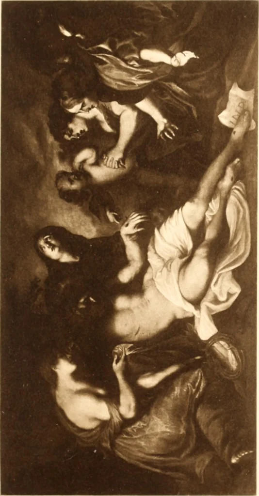 An illustration from Illustrated catalogue of the sixth series of 100 paintings by old masters of the Dutch, Flemish, Italian, French, and English schools : being a portion of the Sedelmeyer Gallery which contains over 1500 original pictures by ancient and modern artists, 1900, leaf 30