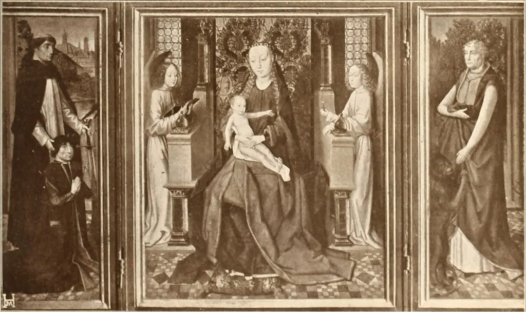An illustration from Illustrated catalogue of the sixth series of 100 paintings by old masters of the Dutch, Flemish, Italian, French, and English schools : being a portion of the Sedelmeyer Gallery which contains over 1500 original pictures by ancient and modern artists, 1900, leaf 34