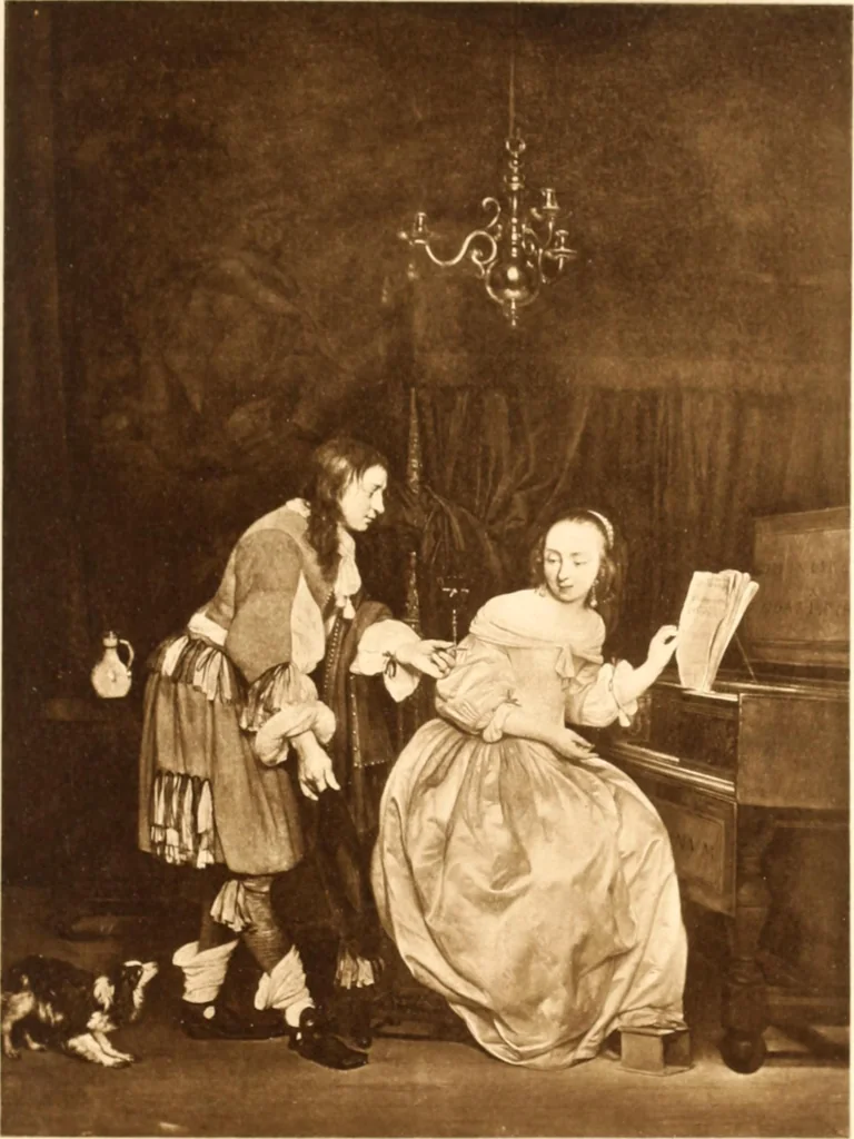 An illustration from Illustrated catalogue of the sixth series of 100 paintings by old masters of the Dutch, Flemish, Italian, French, and English schools : being a portion of the Sedelmeyer Gallery which contains over 1500 original pictures by ancient and modern artists, 1900, leaf 42