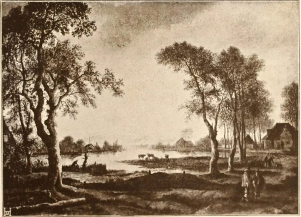 An illustration from Illustrated catalogue of the sixth series of 100 paintings by old masters of the Dutch, Flemish, Italian, French, and English schools : being a portion of the Sedelmeyer Gallery which contains over 1500 original pictures by ancient and modern artists, 1900, leaf 48