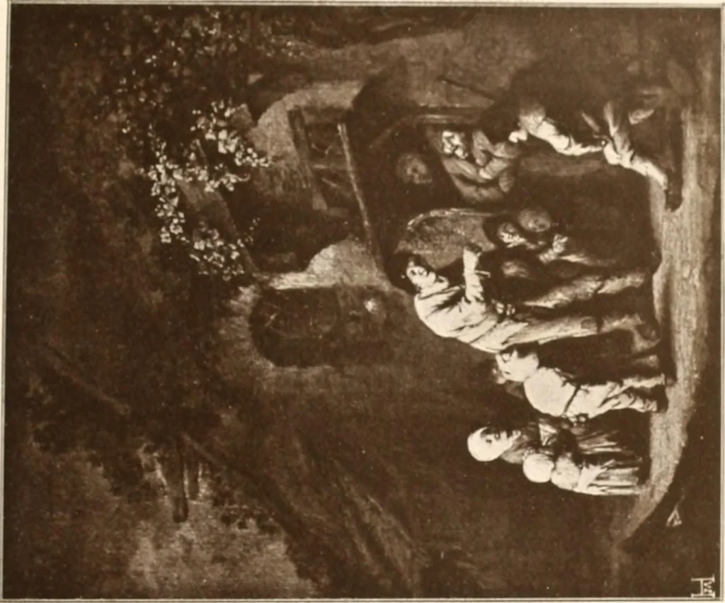 An illustration from Illustrated catalogue of the sixth series of 100 paintings by old masters of the Dutch, Flemish, Italian, French, and English schools : being a portion of the Sedelmeyer Gallery which contains over 1500 original pictures by ancient and modern artists, 1900, leaf 54