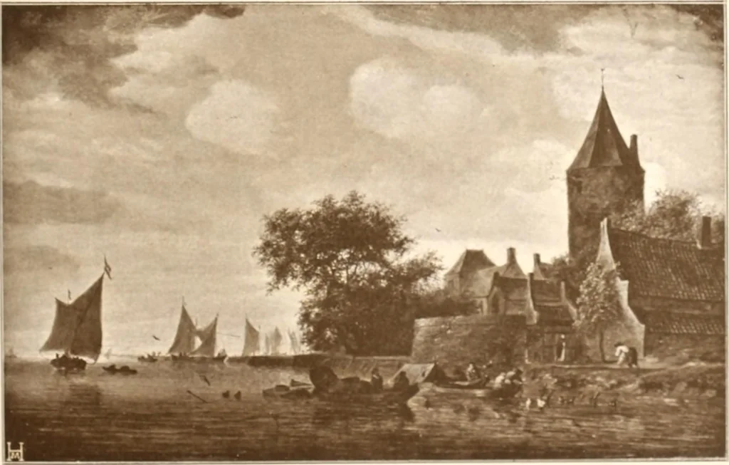 An illustration from Illustrated catalogue of the sixth series of 100 paintings by old masters of the Dutch, Flemish, Italian, French, and English schools : being a portion of the Sedelmeyer Gallery which contains over 1500 original pictures by ancient and modern artists, 1900, leaf 74