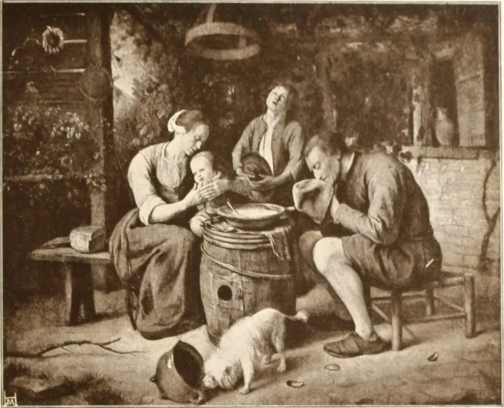 An illustration from Illustrated catalogue of the sixth series of 100 paintings by old masters of the Dutch, Flemish, Italian, French, and English schools : being a portion of the Sedelmeyer Gallery which contains over 1500 original pictures by ancient and modern artists, 1900, leaf 76