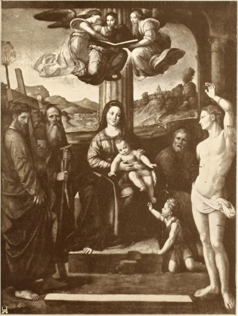 An illustration from Illustrated catalogue of the sixth series of 100 paintings by old masters of the Dutch, Flemish, Italian, French, and English schools : being a portion of the Sedelmeyer Gallery which contains over 1500 original pictures by ancient and modern artists, 1900, leaf 88