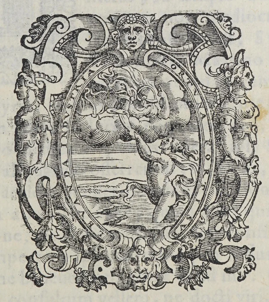 An illustration from Sixti Quinti Pontificatus Maximus, 1586, leaf 7