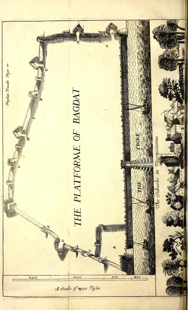 An illustration from The six voyages of John Baptista Tavernier, 1678, leaf 121