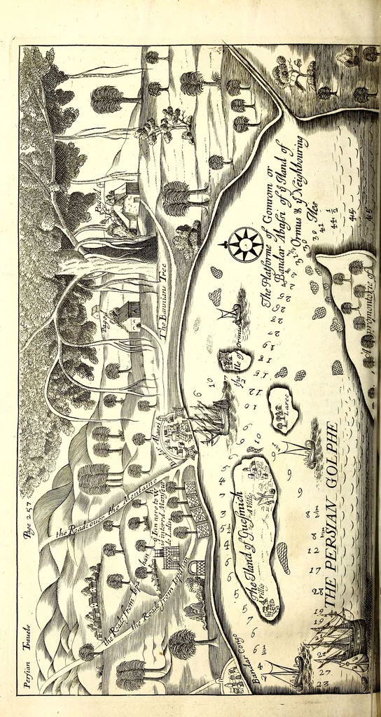 An illustration from The six voyages of John Baptista Tavernier, 1678, leaf 289