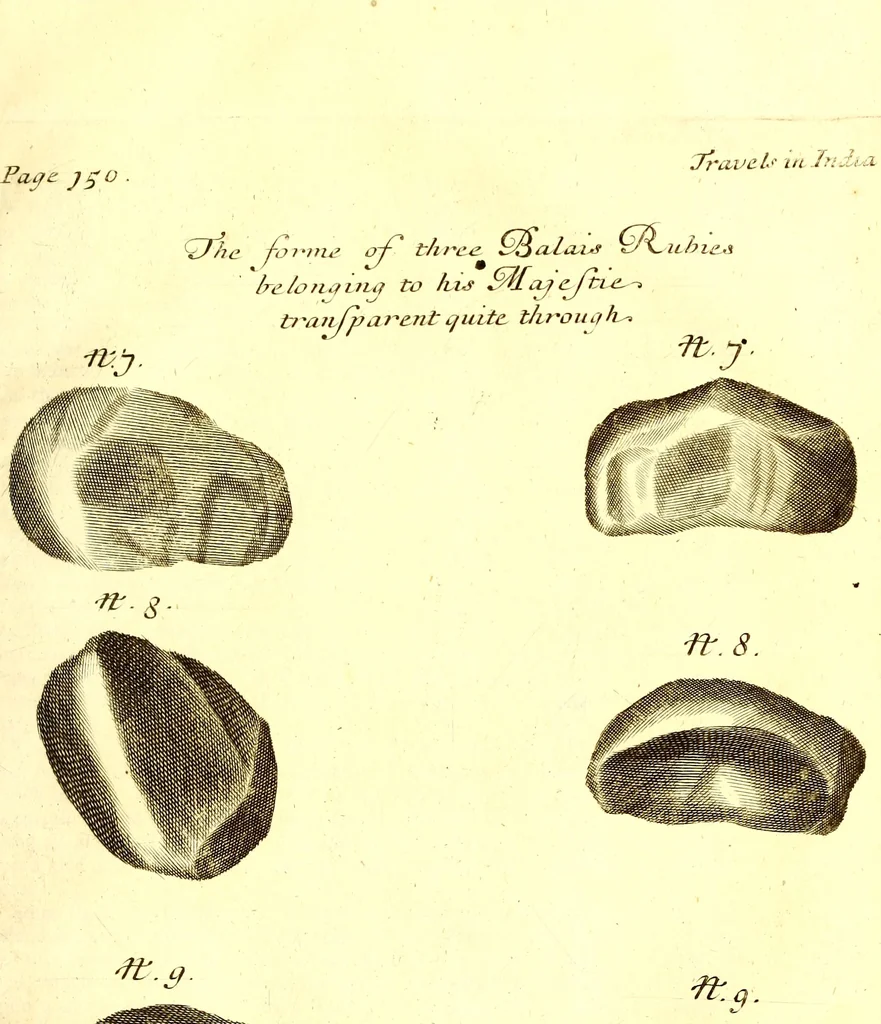 An illustration from The six voyages of John Baptista Tavernier, 1678, leaf 474