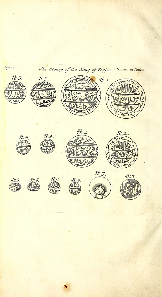 An illustration from The six voyages of John Baptista Tavernier, 1678, leaf 83