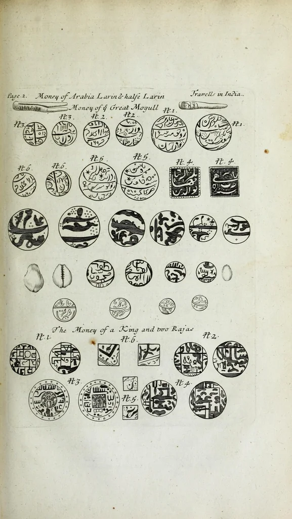 An illustration from The six voyages of John Baptista Tavernier, a noble man of France now living : through Turky into Persia and the East-Indies, finished in the year 1670 : giving an account of the state of those countries : illustrated with divers sculptures : together with a new relation of the present Grand Seignor's seraglio, by the same author, 1678, leaf 303