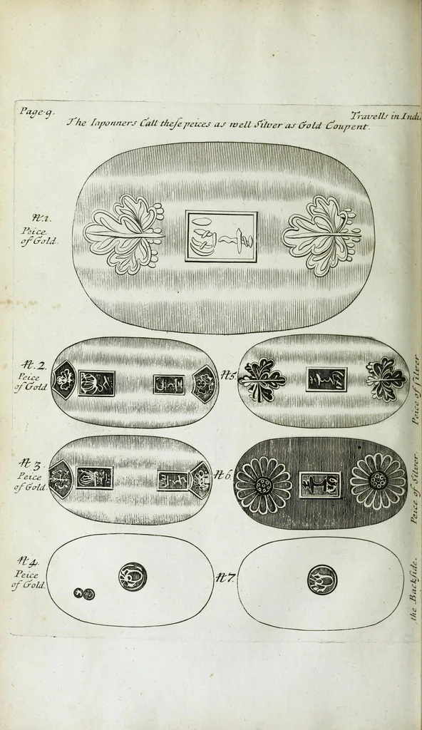 An illustration from The six voyages of John Baptista Tavernier, a noble man of France now living : through Turky into Persia and the East-Indies, finished in the year 1670 : giving an account of the state of those countries : illustrated with divers sculptures : together with a new relation of the present Grand Seignor's seraglio, by the same author, 1678, leaf 318