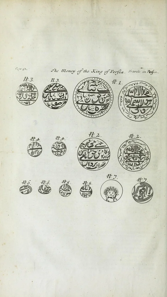 An illustration from The six voyages of John Baptista Tavernier, a noble man of France now living : through Turky into Persia and the East-Indies, finished in the year 1670 : giving an account of the state of those countries : illustrated with divers sculptures : together with a new relation of the present Grand Seignor's seraglio, by the same author, 1678, leaf 82