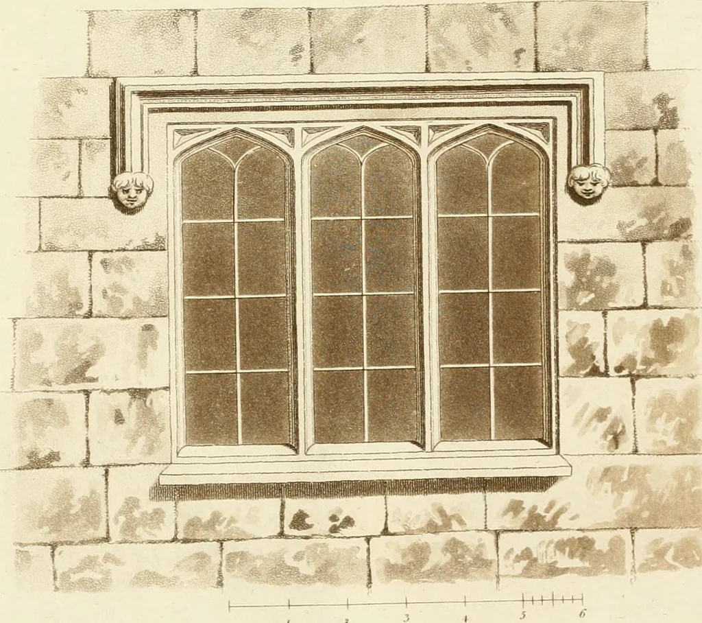 An illustration from Architectural sketches for cottages, rural dwellings, and villas, in the Grecian, Gothic, and fancy styles, with plans : suitable to persons of genteel life and moderate fortune : preceded by some observations on scenery and character proper for picturesque buildings, 1815, leaf 108