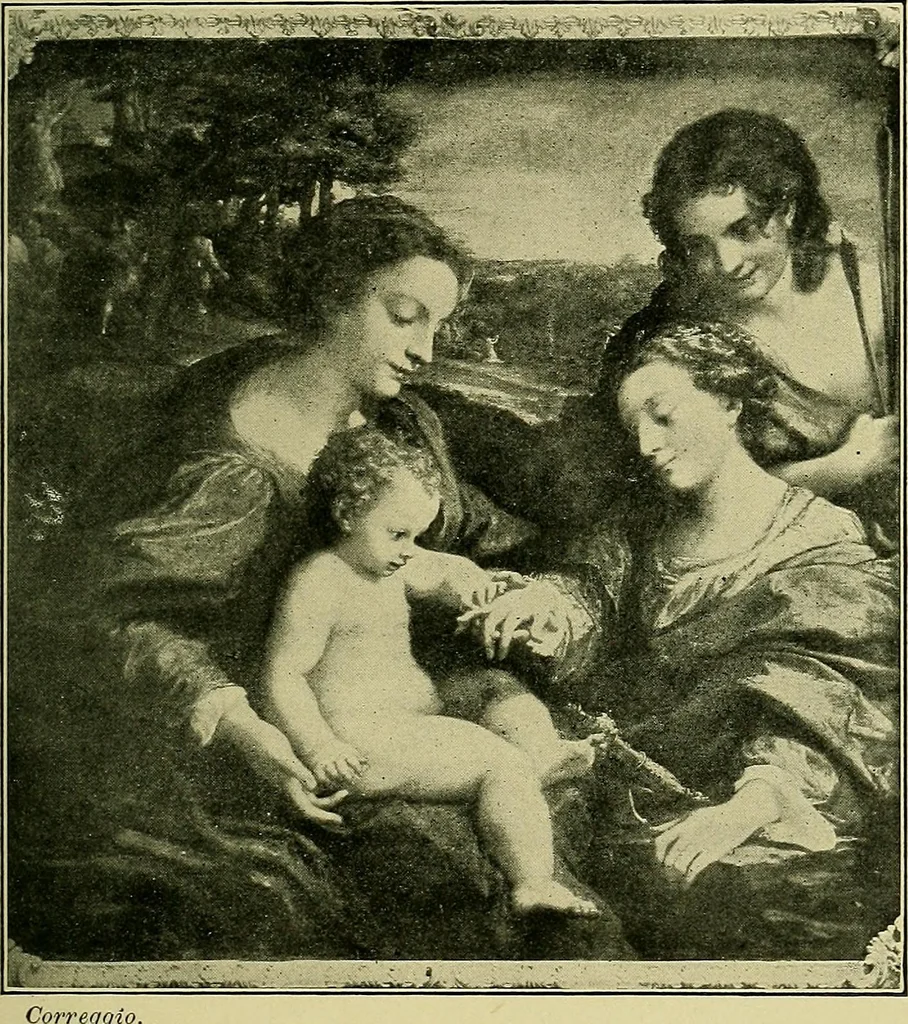 An illustration from Sketches of great painters for young people, 1902, leaf 100