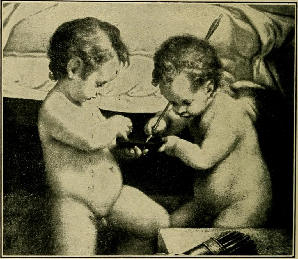 An illustration from Sketches of great painters for young people, 1902, leaf 103