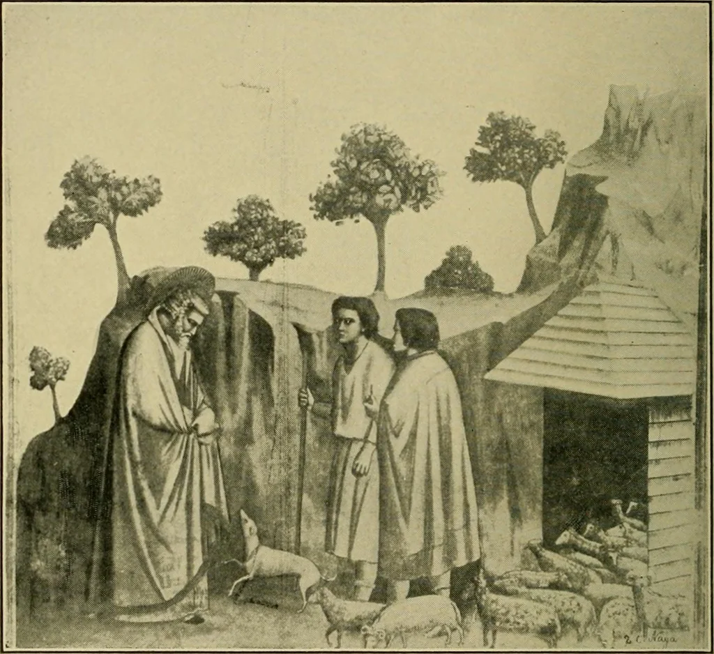 An illustration from Sketches of great painters for young people, 1902, leaf 27