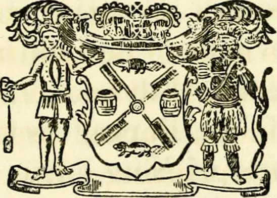 An illustration from Sketches of printers and printing in colonial New York, 1895, leaf 116