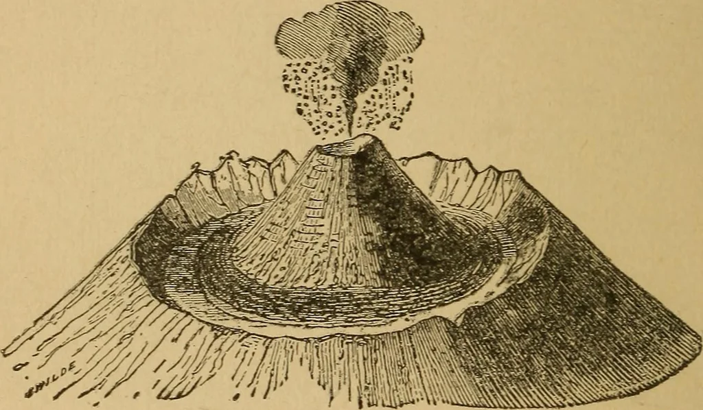 An illustration from The skies and the earth, 1902, leaf 219