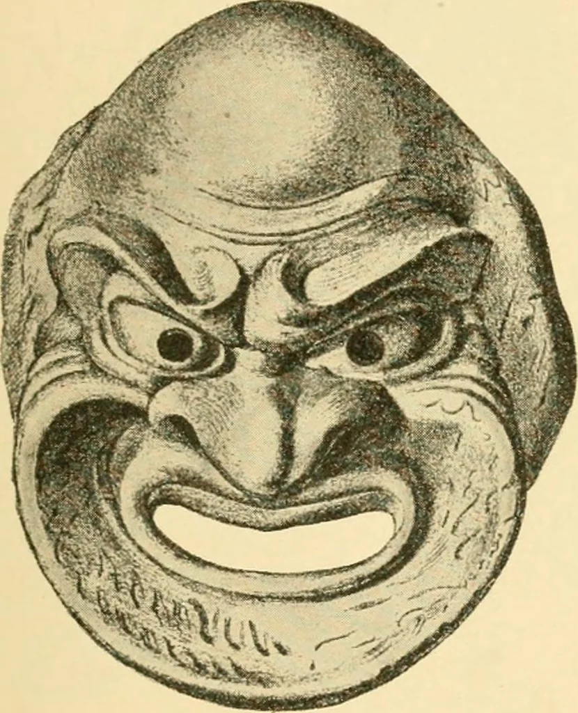 An illustration from Skämtbilden och dess historia i konsten, 1910, leaf 10