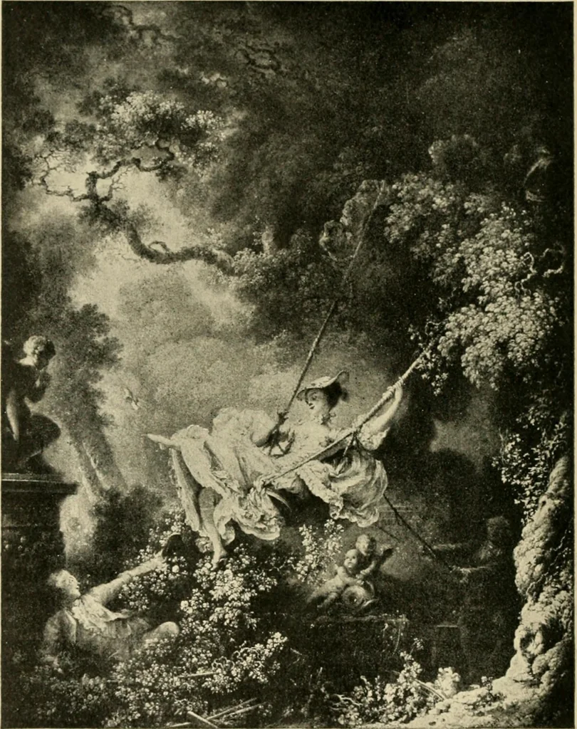An illustration from Skämtbilden och dess historia i konsten, 1910, leaf 101
