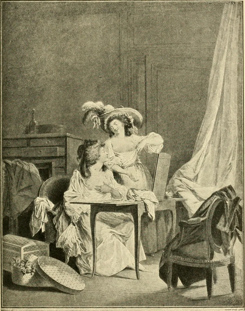 An illustration from Skämtbilden och dess historia i konsten, 1910, leaf 102