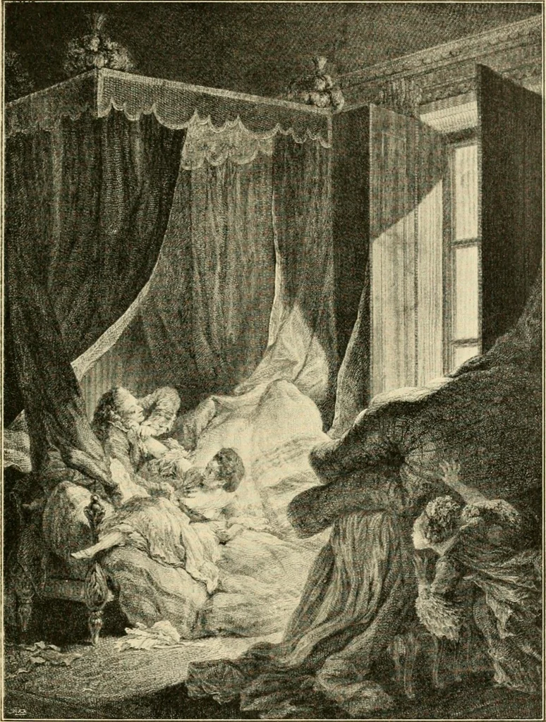 An illustration from Skämtbilden och dess historia i konsten, 1910, leaf 106