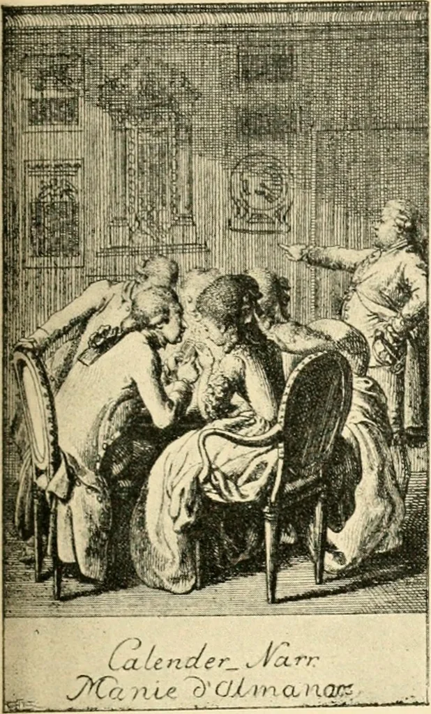 An illustration from Skämtbilden och dess historia i konsten, 1910, leaf 108