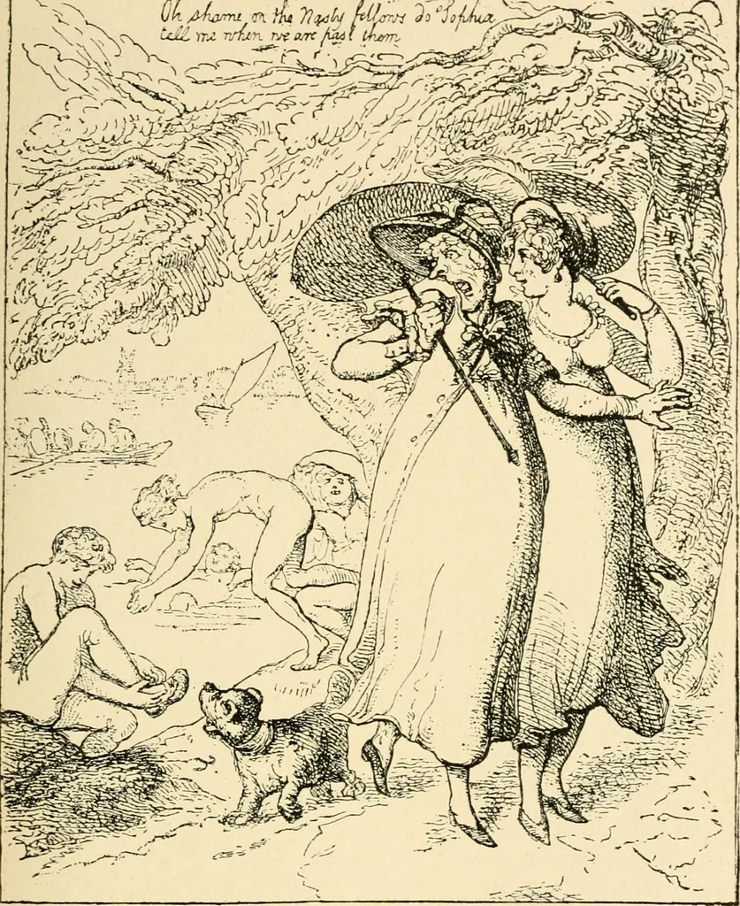 An illustration from Skämtbilden och dess historia i konsten, 1910, leaf 132