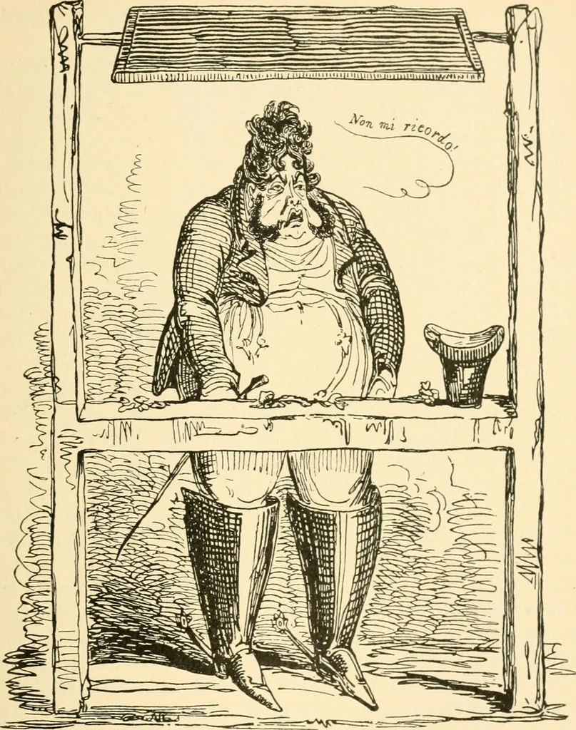 An illustration from Skämtbilden och dess historia i konsten, 1910, leaf 138