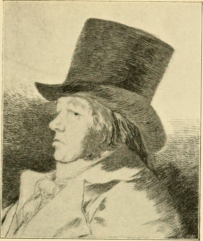An illustration from Skämtbilden och dess historia i konsten, 1910, leaf 144