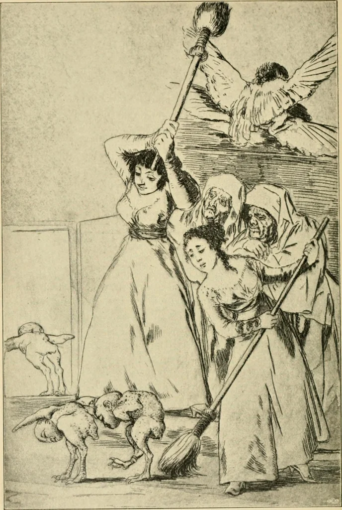 An illustration from Skämtbilden och dess historia i konsten, 1910, leaf 147