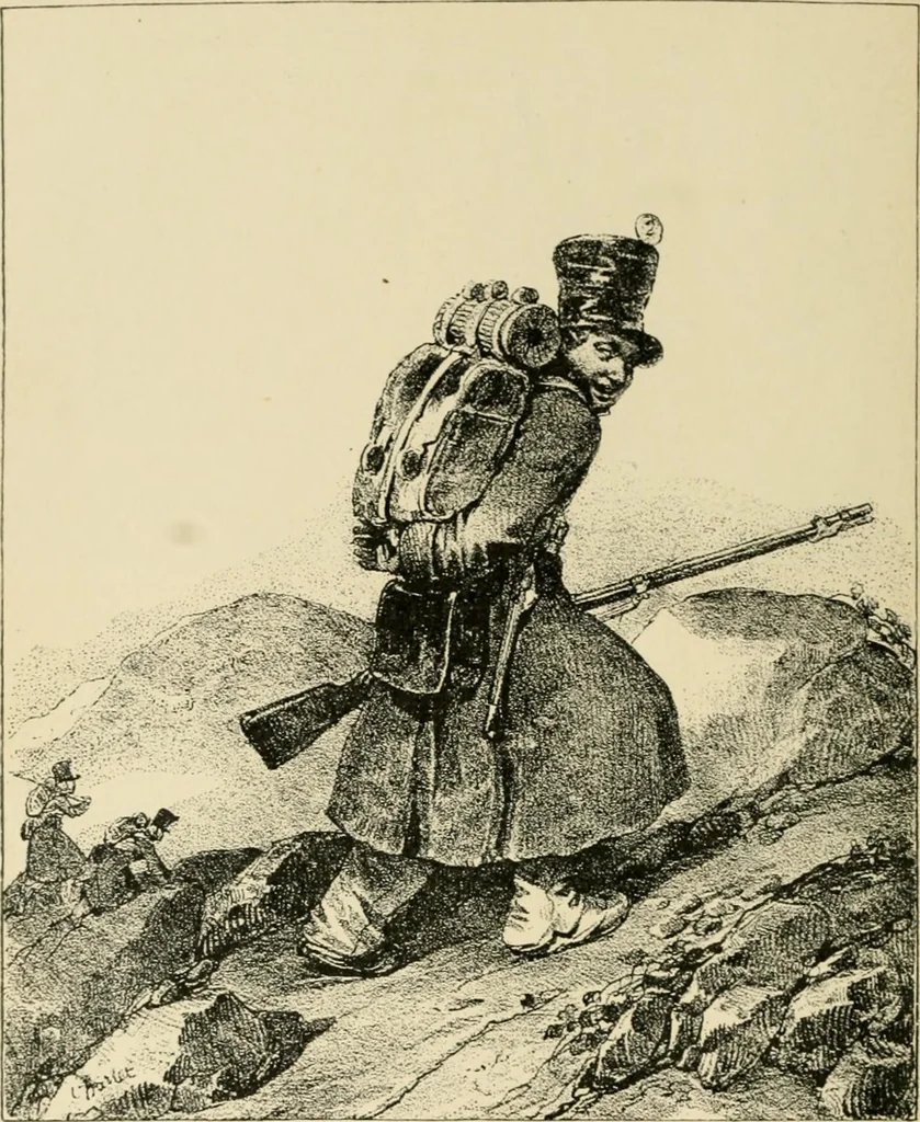 An illustration from Skämtbilden och dess historia i konsten, 1910, leaf 161